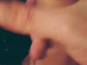 Masturbation of Big Fat Cock. Hard Male 8/16