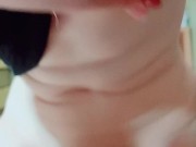 【人妻・不倫】借金妻の素股騎乗位からの生中だし 15/16