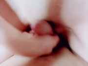 【人妻・不倫】借金妻の素股騎乗位からの生中だし 6/16