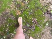 The BEST part of any hike is walking barefoot on moss 8/16