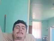 Handsome white latino big cock thick cum 11/16
