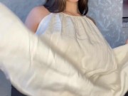 I love wearing dresses and your face underneath at my warm pussy 3/16