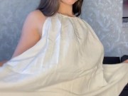 I love wearing dresses and your face underneath at my warm pussy 4/16