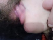 beautiful and big fleshy lips,leaving the cuckold excited,with her kiss and quick hands masturbating 4/16