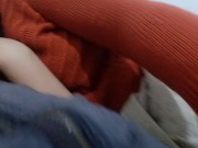 beautiful and big fleshy lips,leaving the cuckold excited,with her kiss and quick hands masturbating 6/16