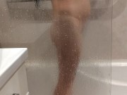 sizzling wife’s wet shower seduction & glass explosion