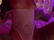 Spreading legs wild and fingering pussy in Close-Up 7/16