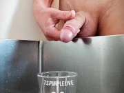 I treat the teen to a glass of warm piss. She loves pissing and drinking 3/16