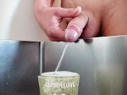 I treat the teen to a glass of warm piss. She loves pissing and drinking 9/16