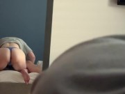 19-year-old schoolie on a study trip wants to fuck her teacher in the hotel room 1/16