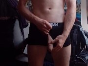 Big Dick Solo Masturbation, I have to hurry to cum before my roommates get home ! 1/16