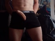 Big Dick Solo Masturbation, I have to hurry to cum before my roommates get home ! 4/16