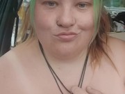 Big tits in car 4/16