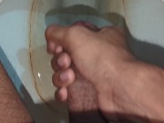 Masturbating in the toilet 🚽🪠, cumming, jerking off 5/16