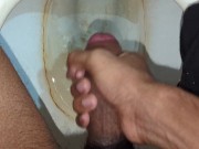 Masturbating in the toilet 🚽🪠, cumming, jerking off 7/16