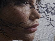 Monika Fox Naked With Flowers Behind A Veil 10/16