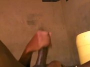 AFRICAN MAN WANKING AND MOANING LOUDLY WHILE STROKING HIS COCK 6/16