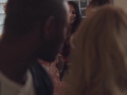 Cock Hungry Babes Kali Sudhra And Nat Portnoy Share Big Black Cock 1/16