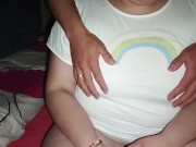 Hermosas tetas naturales con piercing 2/16