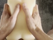 Destroying my Sex Toy with 2 holes again! 16/16