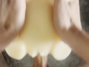 Destroying my Sex Toy with 2 holes again! 8/16