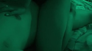 She climbed on her stepfather's hard cock while her mother was in the kitchen