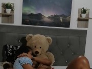 I dildo my girlfriend's pussy until I have an orgasm 11/16