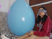 Blindfolded, he sets up his big balloon and inflates it (full video on C4S / MV / OF / Membersite) 5/16