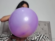 Marianna fills a 16-inch balloon with various balloons (full video on C4S / MV / OF / Membersite) 11/16