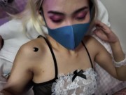 Caught in Her Nutaku Cosplay!!! I Slipped Just the Tip Inside My Pinay gamer Stepsis 10/16