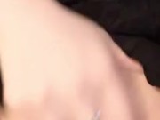 BBW Goth Girl Rubs Wet Pussy and Cums 14/16