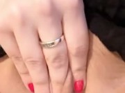 BBW Goth Girl Rubs Wet Pussy and Cums 16/16