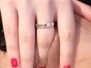 BBW Goth Girl Rubs Wet Pussy and Cums 4/16