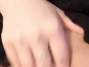 BBW Goth Girl Rubs Wet Pussy and Cums 7/16