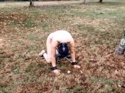 VOST engl - Animalisation 4 dans le jardin pour cette femelle inférieure nue. 13/16