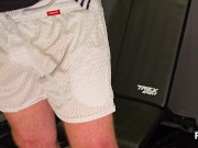 Gymboy after training showing his small dick 1/16