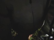 Nighttime Sucking Cock in Nature 1/16