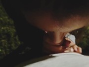 Nighttime Sucking Cock in Nature 10/16