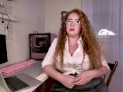 fat redhead teacher CUCKS me but I SWITCH to conquer and impregnate her doggystyle 4/16