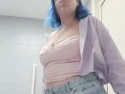 Italian mistress, POV Facesitting, pov feet worship, dirty feet, female solo masturbating 1/16