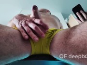 Playful mood to play with a dick and drain cum