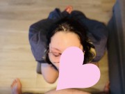 quiet nerdy girls give the best head / deepthroat, ball licking, gagging, sloppy mouth fuck. Part: 1 10/16