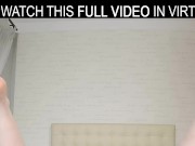 Solo redhead Isabella Both is moaning while experiencing an orgasm,in VR. 2/16