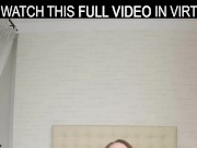 Solo redhead Isabella Both is moaning while experiencing an orgasm,in VR. 9/16