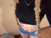 I really like to fuck my ass with my fingers when I'm at home with my stepdad 1/16