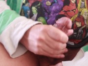 edging, leaking precum and shooting a thick load 8/16