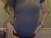 This nice, gentle joytogether166 loves to tease you in the public toilet! 6/16