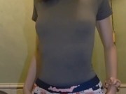 Do you like this? joytogether166 loves to tease you in the public bathroom! 1/16