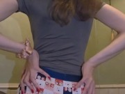 Do you like this? joytogether166 loves to tease you in the public bathroom! 13/16