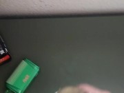 I busted all over my toy 🥹 1/16